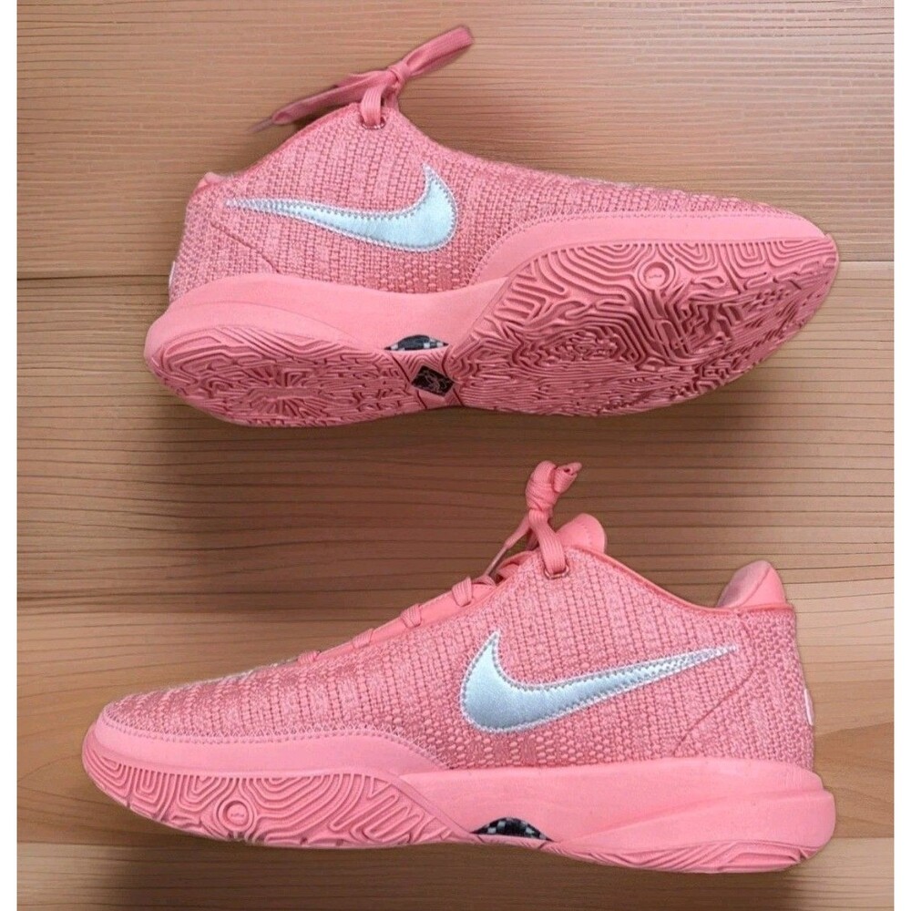 New Nike LeBron XX 20 PINK Diamond Basketball Shoes Men's 9.5 Wmn 11 DJ5423-600